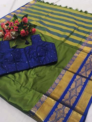 pure cotton silk saree 