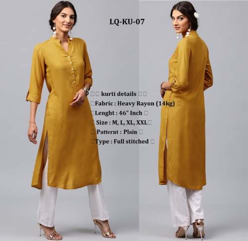 Rayon Kurti by River Valley