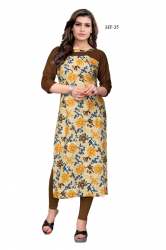 Rayon Stright Kurtis