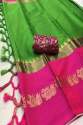 COTTON SILK SAREE(DUCK) thumb 9