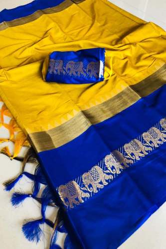 COTTON SILK SAREE(HATHI) by MD FASHION HUB