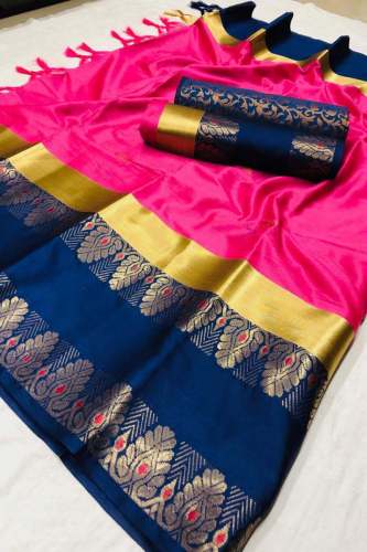 COTTON SILK SAREE(JALPARI)