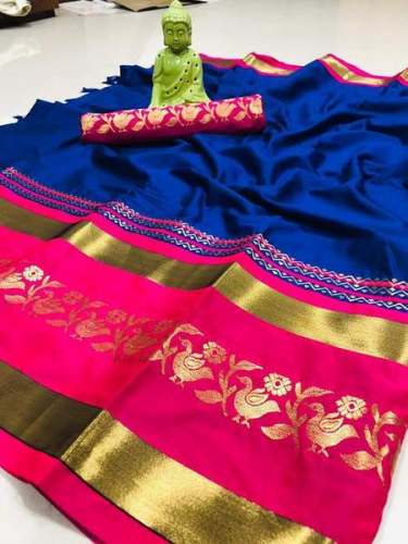 COTTON SILK SAREE (CHIDIYA) by MD FASHION HUB