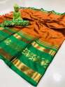 COTTON SILK SAREE (CHIDIYA) thumb 5
