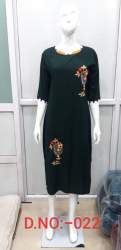 fancy gown kurti