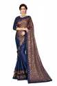 Designer Fancy Party Wear Ruffle Saree thumb 1