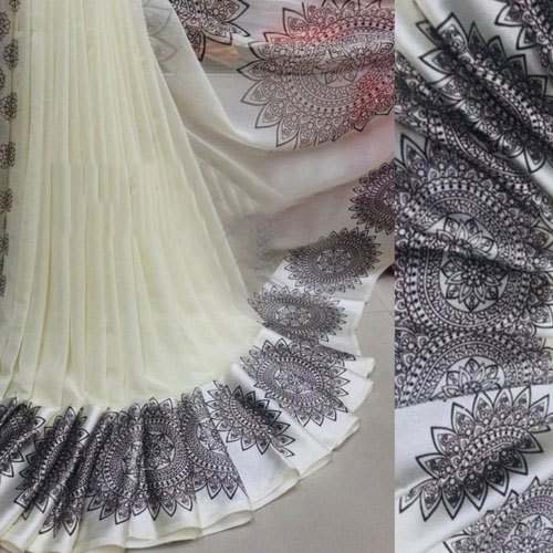 Designer Satin Saree
