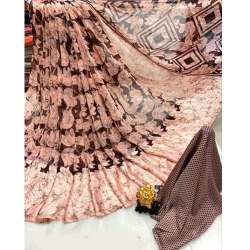 Party Wear Satin Saree