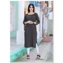 plain-silk-kurti