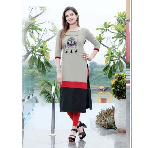 Printed Rayon Kurti