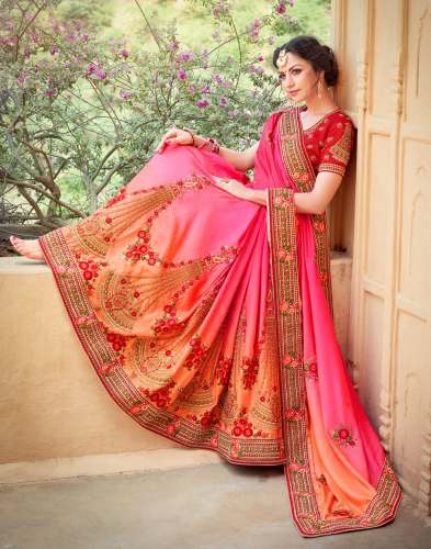 Embroidred Fancy Saree