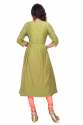 Women's MultiColor Two Tone Silk Kurti thumb 2