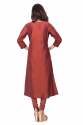 Women's Orange Color Silk Kurti thumb 2