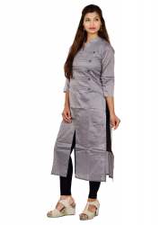 Womens MultiColor Silk Kurti