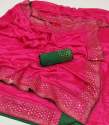 Banglori silk saree with diamond work thumb 3