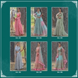 Bridal embroidery work lehengha