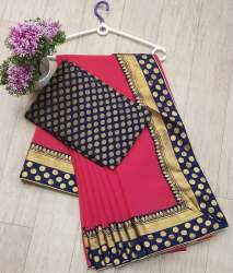 Chanderi saree - chahat fab