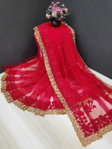 Designer dimond work saree