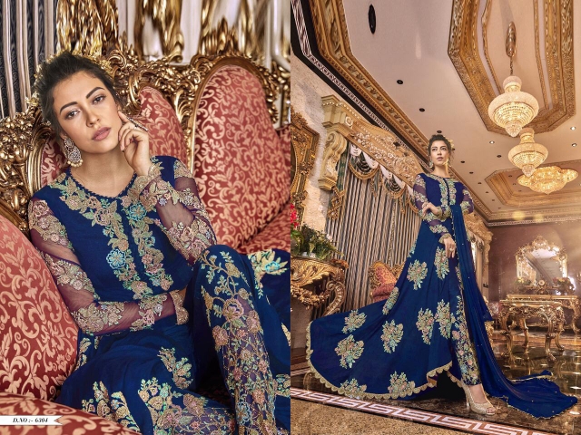 designer embroidery work suit