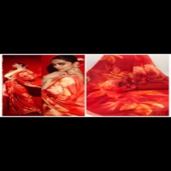 designer exclusive Bollywood organza saree