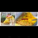 designer exclusive Bollywood organza saree thumb 7