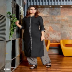 Designer reyon print plaza-kurti
