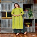Designer reyon print plaza-kurti thumb 3