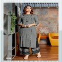 Designer reyon print plaza-kurti thumb 4
