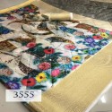 Digital print silk fabric saree