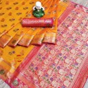 exclusive banarsi silk Saree thumb 2