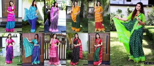 Fancy Bandhani saree