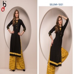 Fancy cotton fabric plaza-kurti