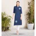 fancy denim kurti  thumb 2