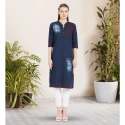 fancy denim kurti  thumb 3