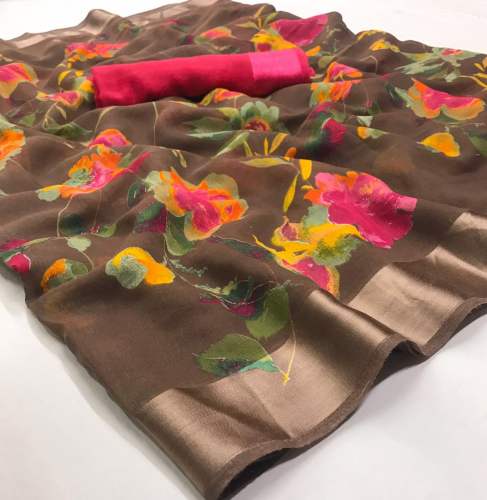 Fancy designer silk saree
