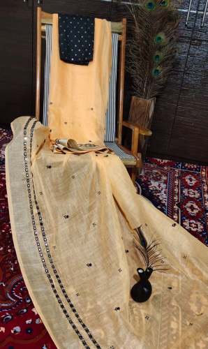 Fancy mirror Work saree -Chahat fab