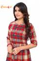 Fancy printed checks kurti thumb 5