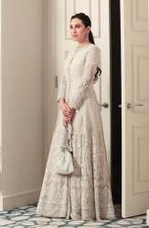 Georgette embroidery gown