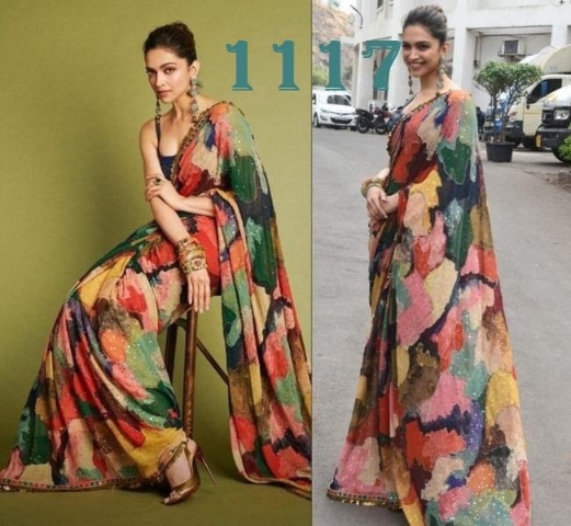 Gota zari bollywood sarees