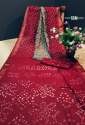 Heavy Demanded Bandhej Saree thumb 2