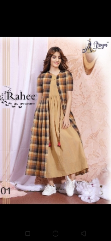 latest designer kurti with koti