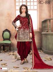 Latest Mirror Work Patiala Suit