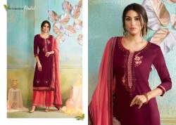 Party wear salwar suit with work