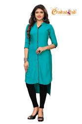 Plain Fancy rayon kurtis