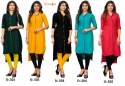 Plain Fancy rayon kurtis thumb 5
