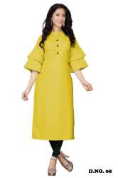 Plain stylist kurti