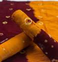Pure Cotton Bandhani Unstitched Dress thumb 2