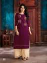 Rayon Kurti With Palazzo  thumb 3