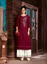 Rayon Kurti With Palazzo  thumb 6