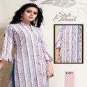 straight side cut kurti thumb 1